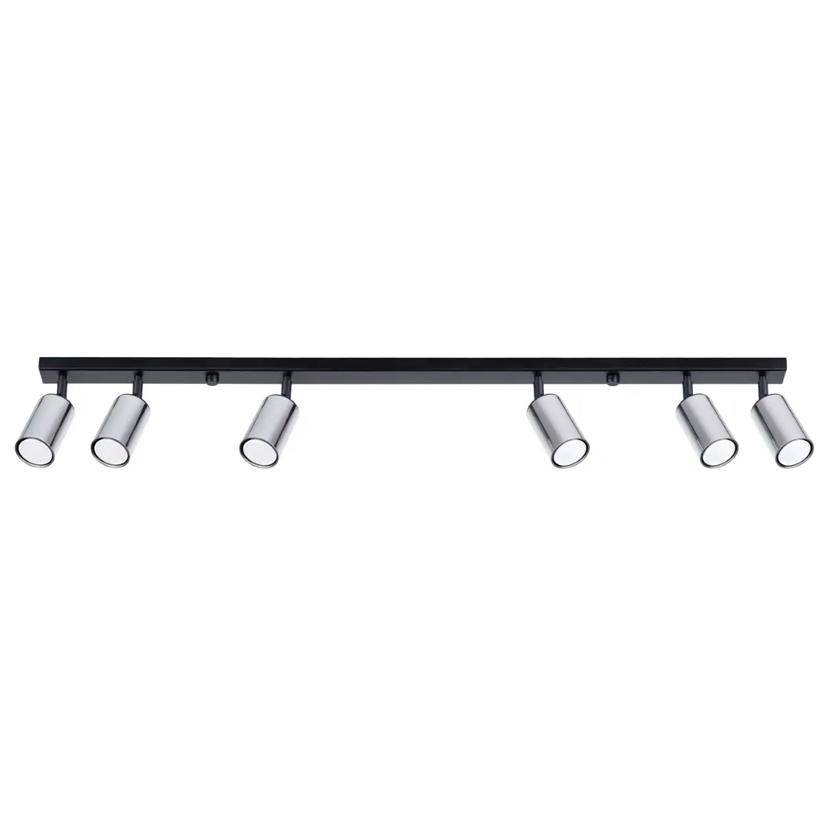 Plafon WINX 6L czarny/chrom SL.1372 - Sollux Lighting