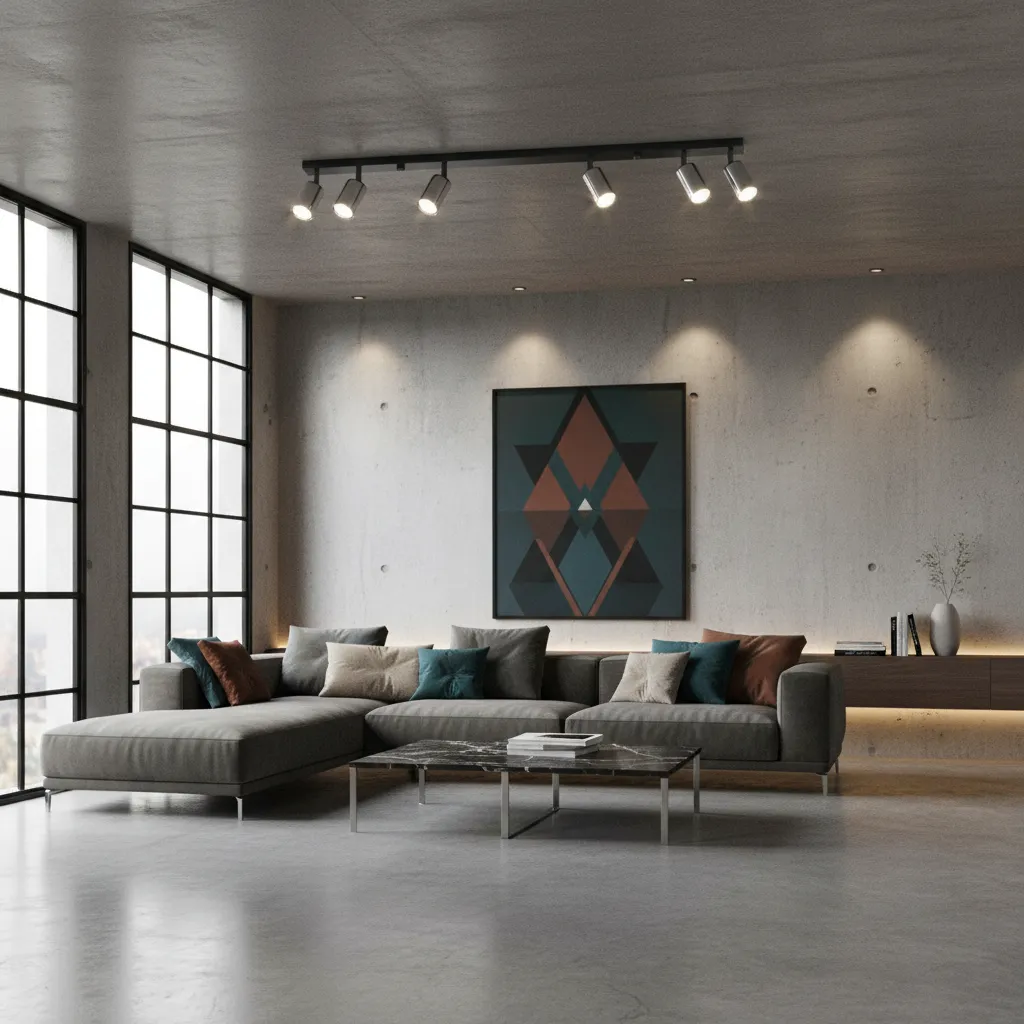 Plafon WINX 6L czarny/chrom SL.1372 - Sollux Lighting - obrazek 2