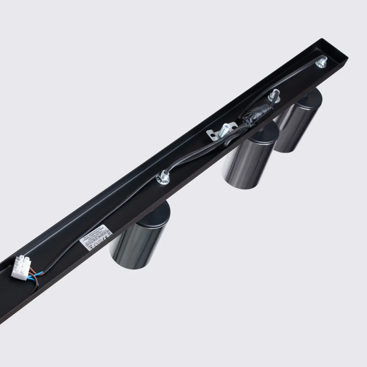 Plafon WINX 6L czarny/chrom SL.1372 - Sollux Lighting - obrazek 5
