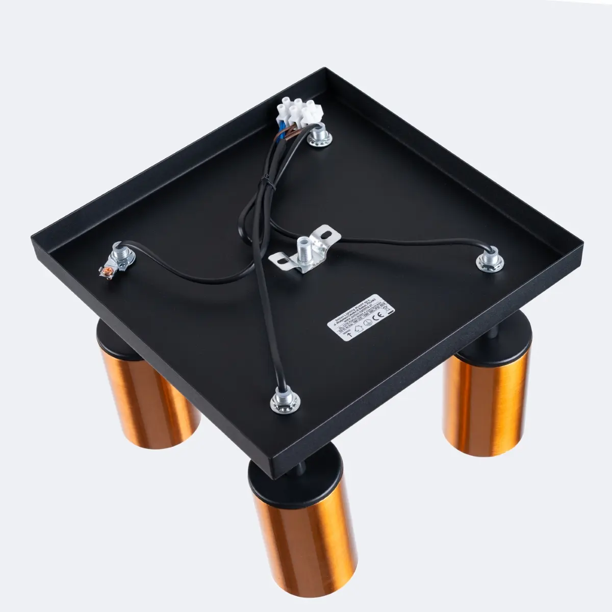 Plafon WINX 4 czarny/miedź SL.1378 - Sollux Lighting - obrazek 5