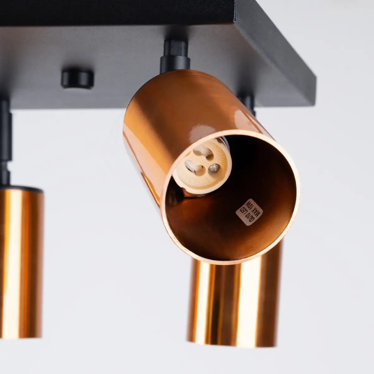 Plafon WINX 4 czarny/miedź SL.1378 - Sollux Lighting - obrazek 6