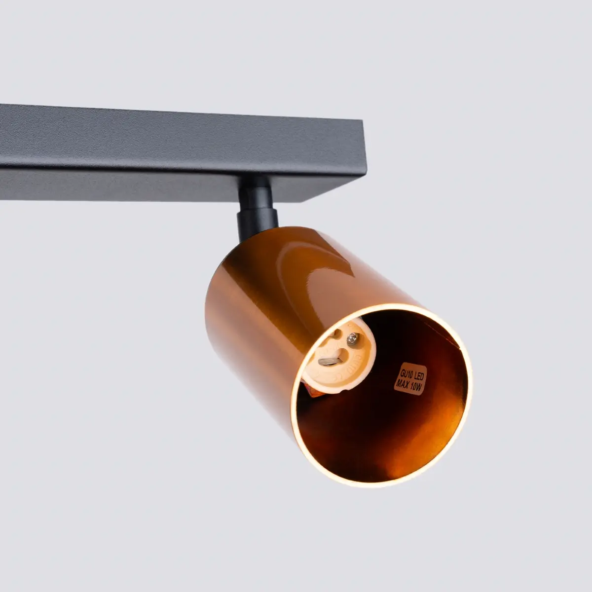 Plafon WINX 4L czarny/miedź SL.1379 - Sollux Lighting - obrazek 6