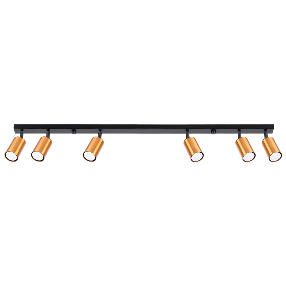 Plafon WINX 6L czarny/miedź SL.1380 - Sollux Lighting