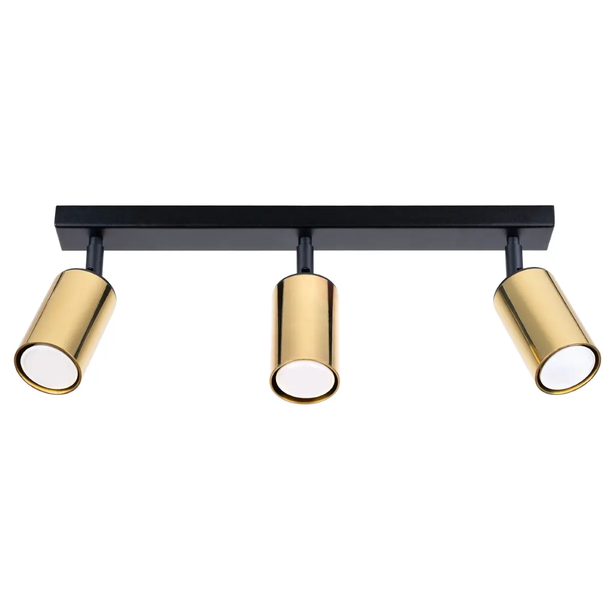 Plafon WINX 3 czarny/złoty SL.1384 - Sollux Lighting