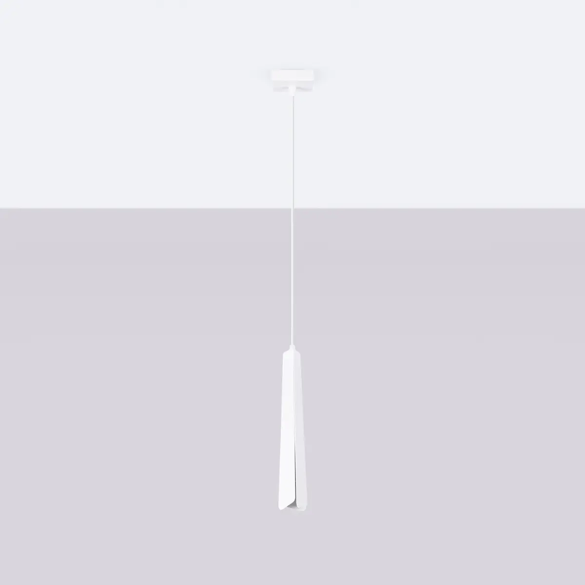 Lampa wisząca PRYSM 1 biała SL.1397 - Sollux Lighting - obrazek 3