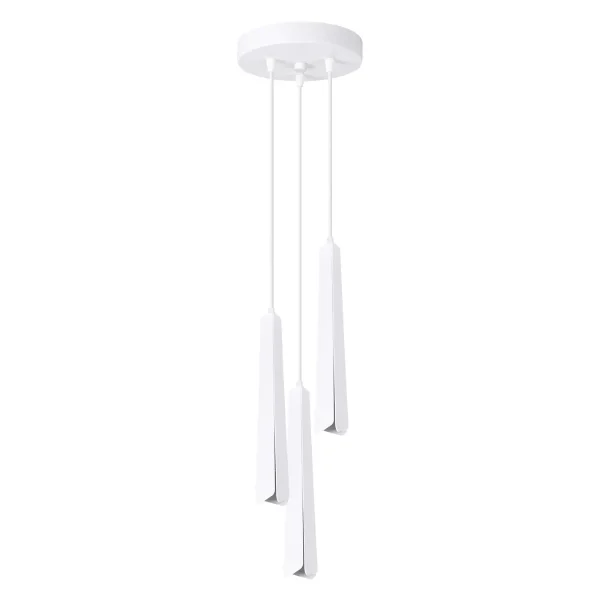 Lampa wisząca PRYSM 3P biała SL.1398 - Sollux Lighting