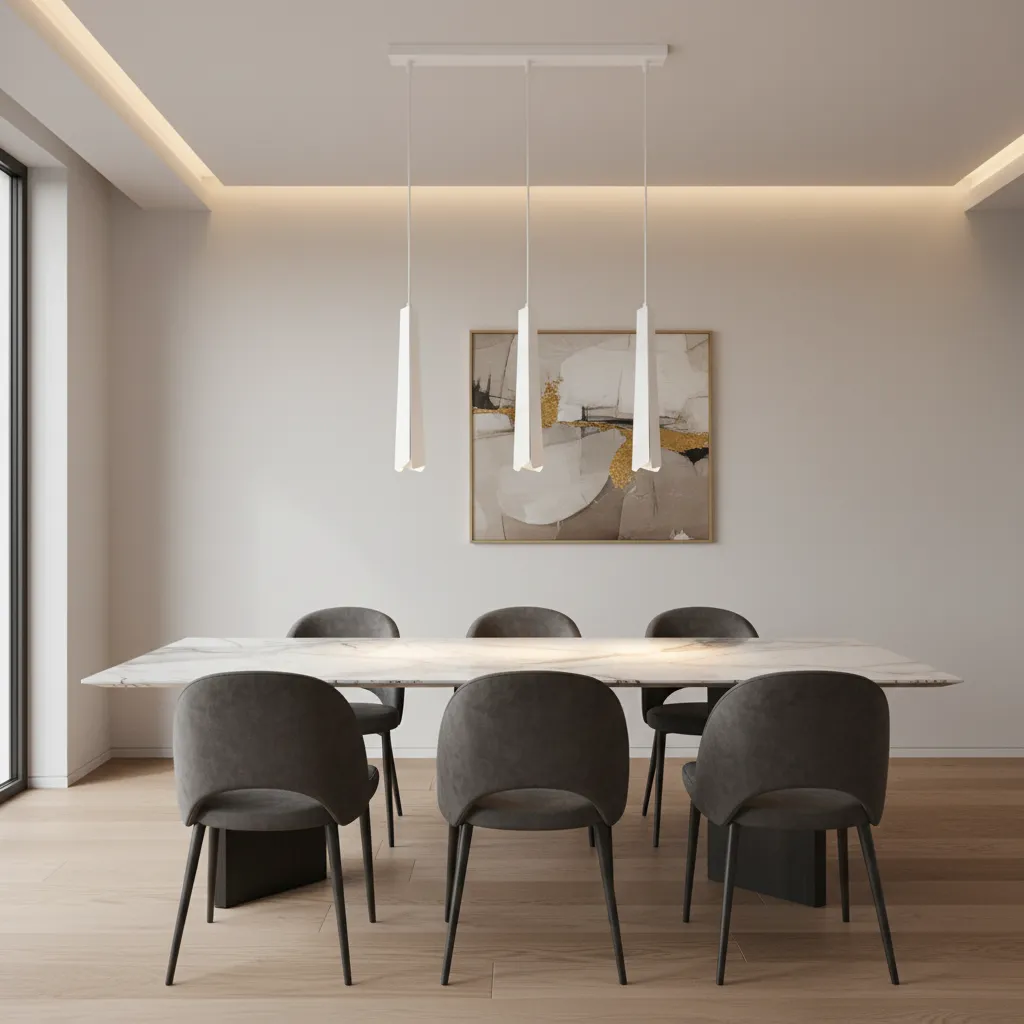 Lampa wisząca PRYSM 3L biała SL.1399 - Sollux Lighting - obrazek 2