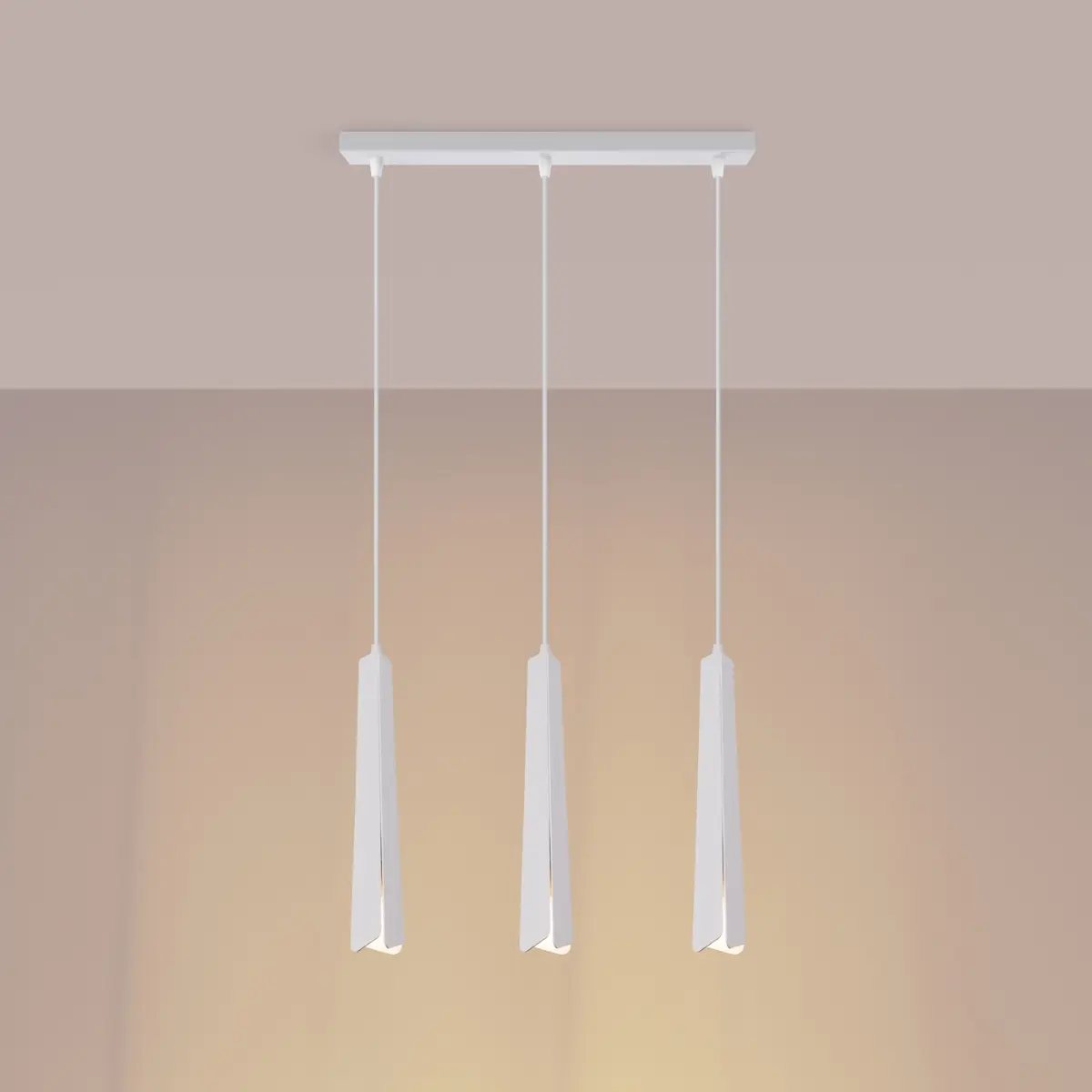 Lampa wisząca PRYSM 3L biała SL.1399 - Sollux Lighting - obrazek 4
