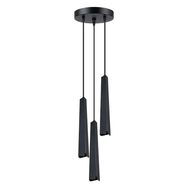 Lampa wisząca PRYSM 3P czarna SL.1401 - Sollux Lighting