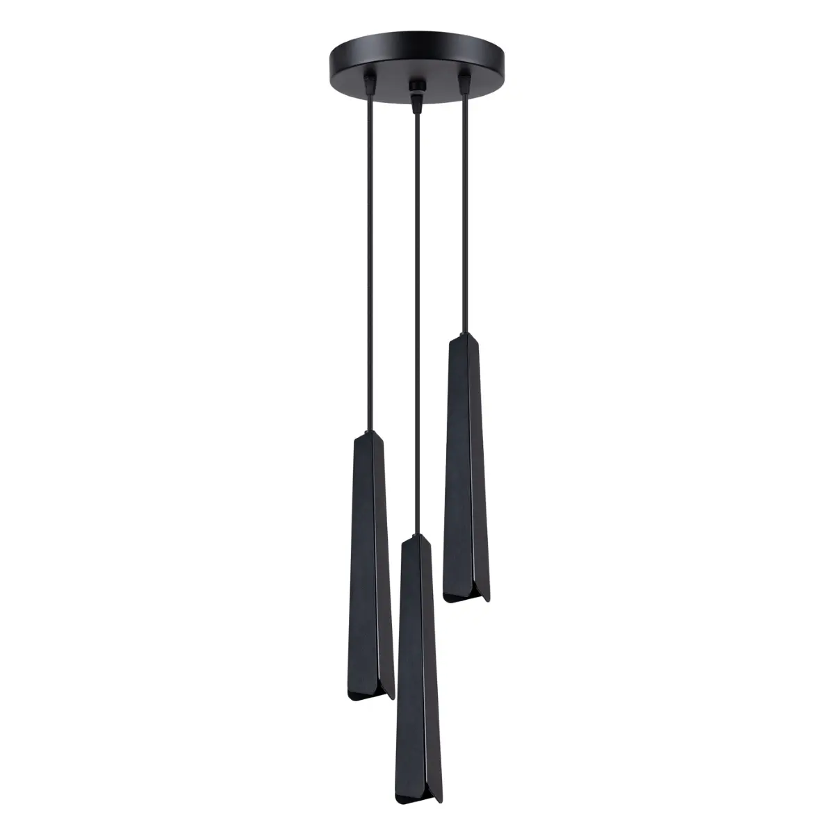 Lampa wisząca PRYSM 3P czarna SL.1401 - Sollux Lighting
