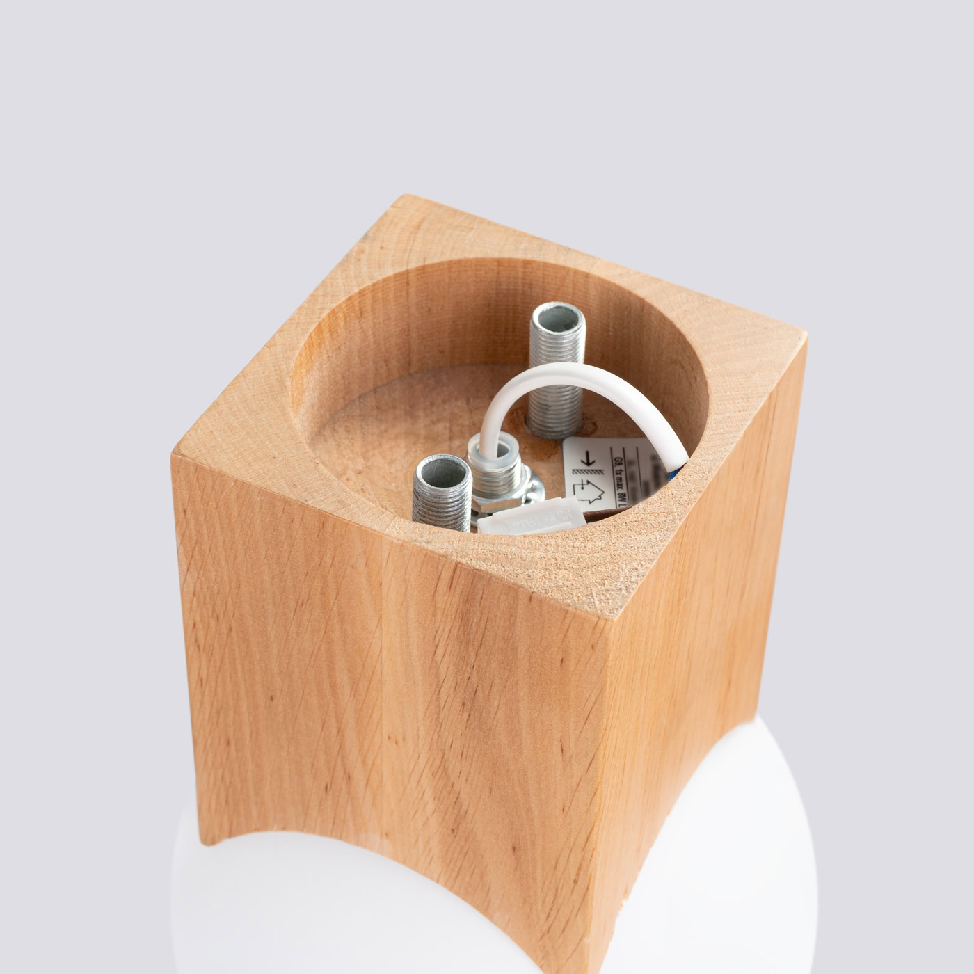 Plafon SOLIS naturalne drewno SL.1407 - Sollux Lighting - obrazek 4