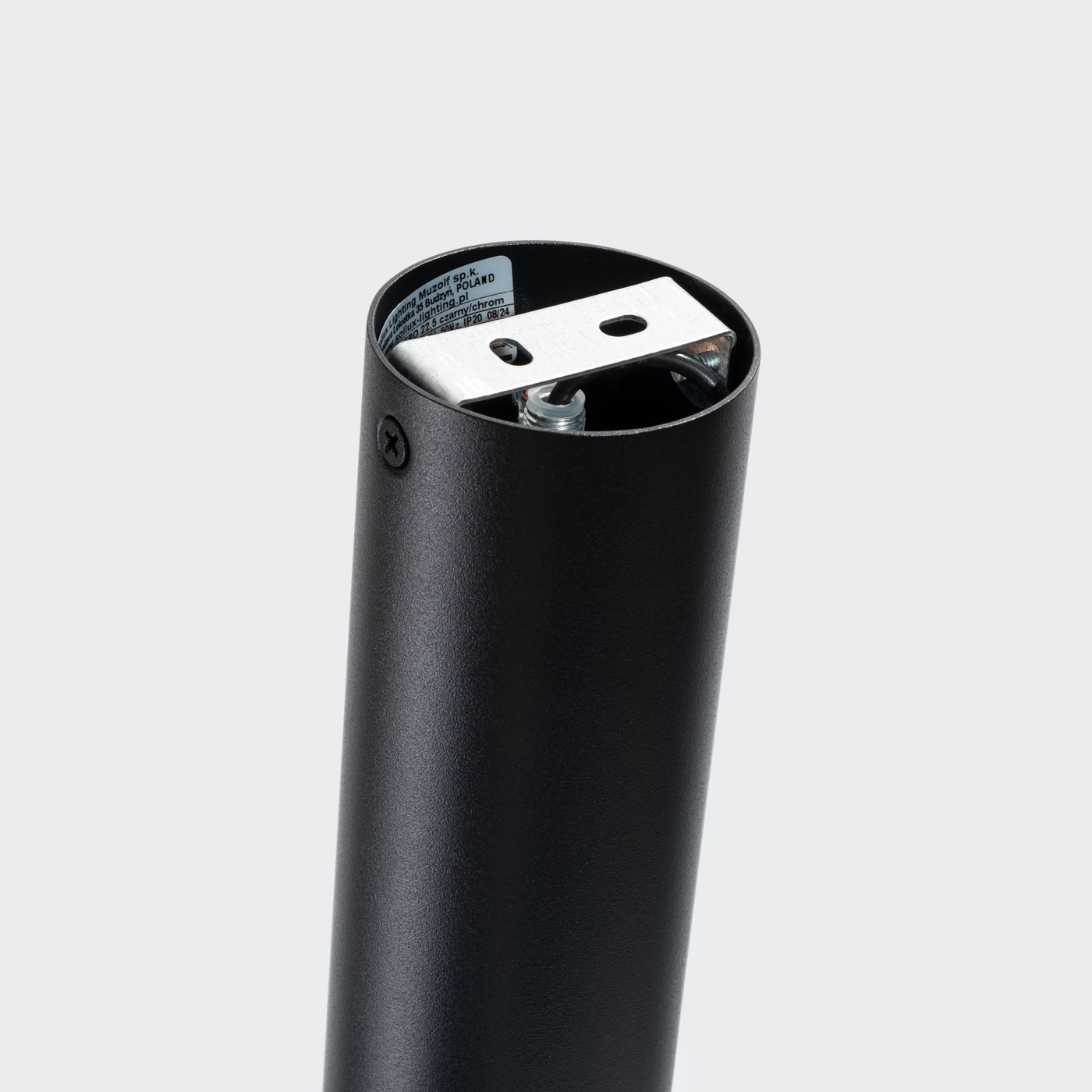 Plafon NERO 22,5 czarny/chrom SL.1409 - Sollux Lighting - obrazek 5