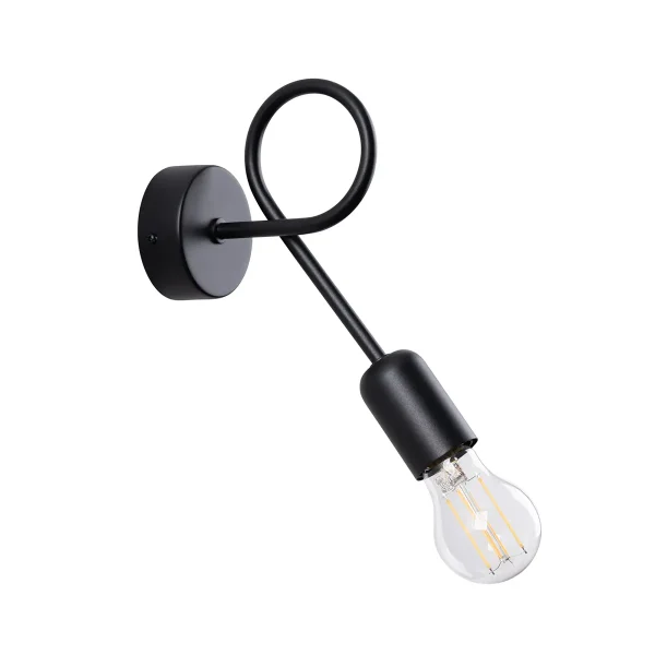 Kinkiet LOOP czarny SL.1433 - Sollux Lighting