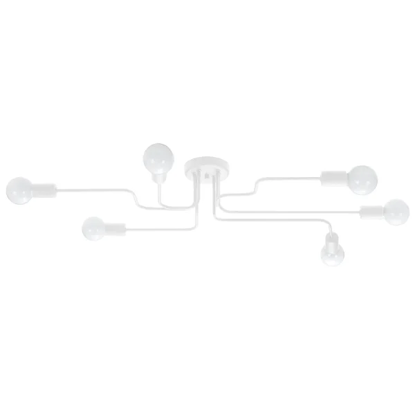 Żyrandol VECTOR 6 biały SL.1443 - Sollux Lighting