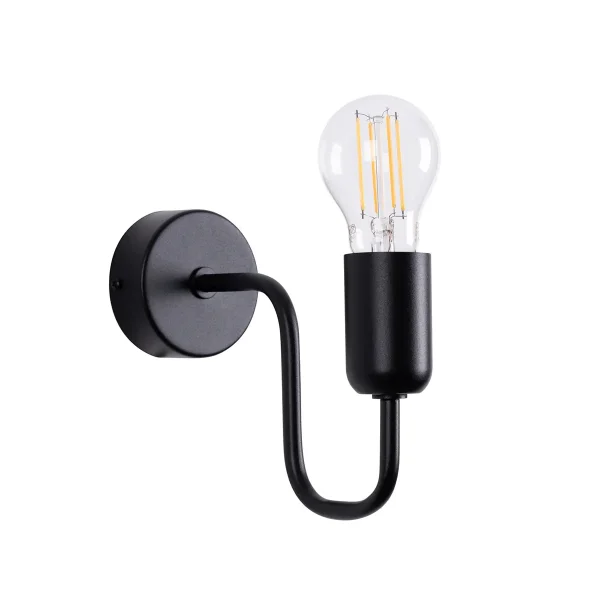 Kinkiet VECTOR czarny SL.1445 - Sollux Lighting