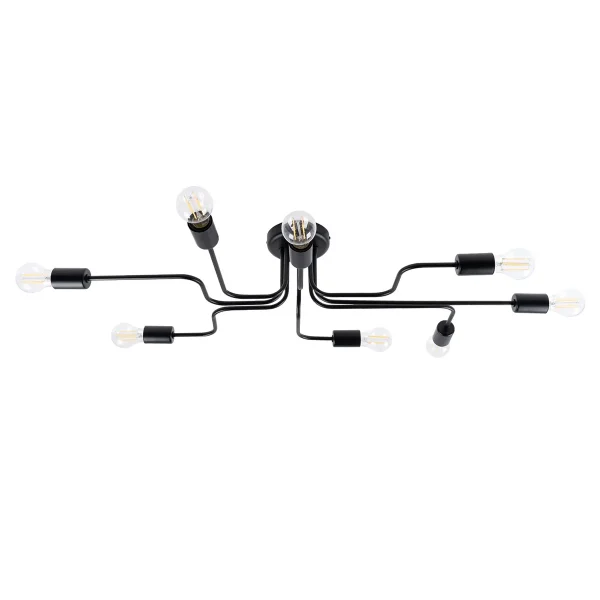 Żyrandol VECTOR 8 czarny SL.1448 - Sollux Lighting