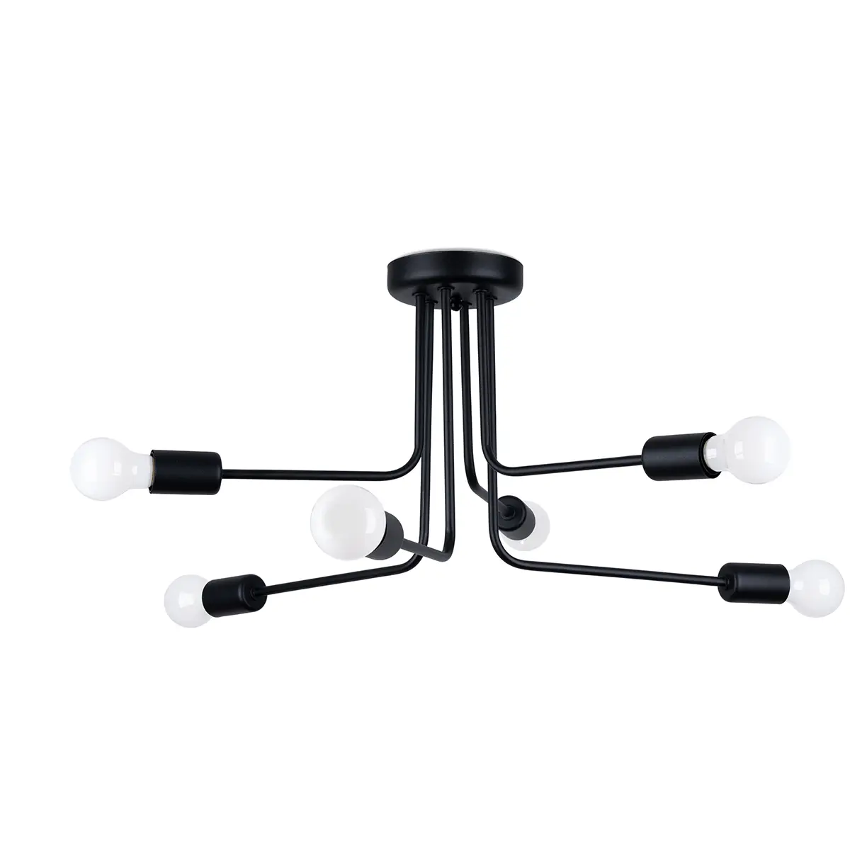 Żyrandol NORAH 6 czarny SL.1452 - Sollux Lighting