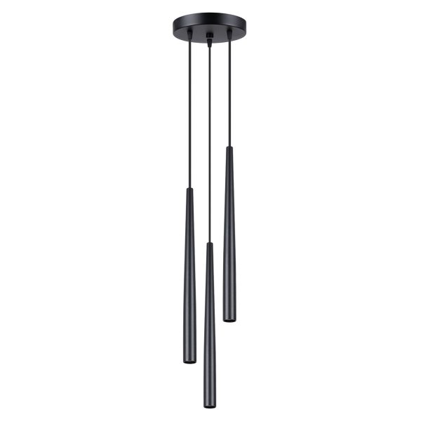 Lampa wisząca BLISS 3P czarna SL.1463 - Sollux Lighting