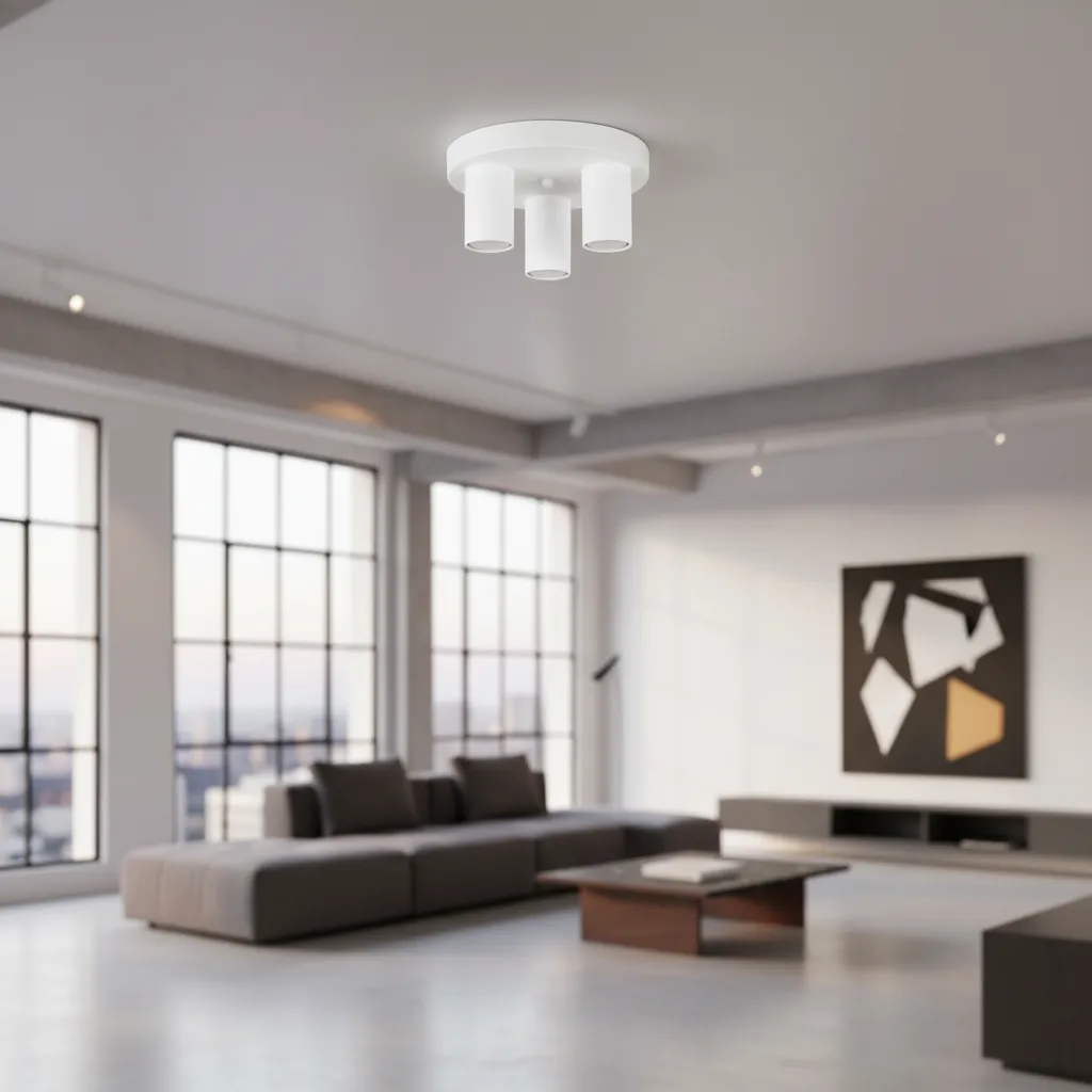 Plafon LAGOS 3P Biały SL.1464 - Sollux Lighting - obrazek 2