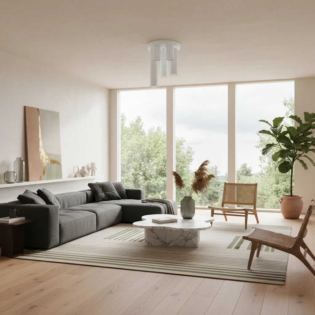 Plafon LAGOS 5P Biały SL.1465 - Sollux Lighting - obrazek 2