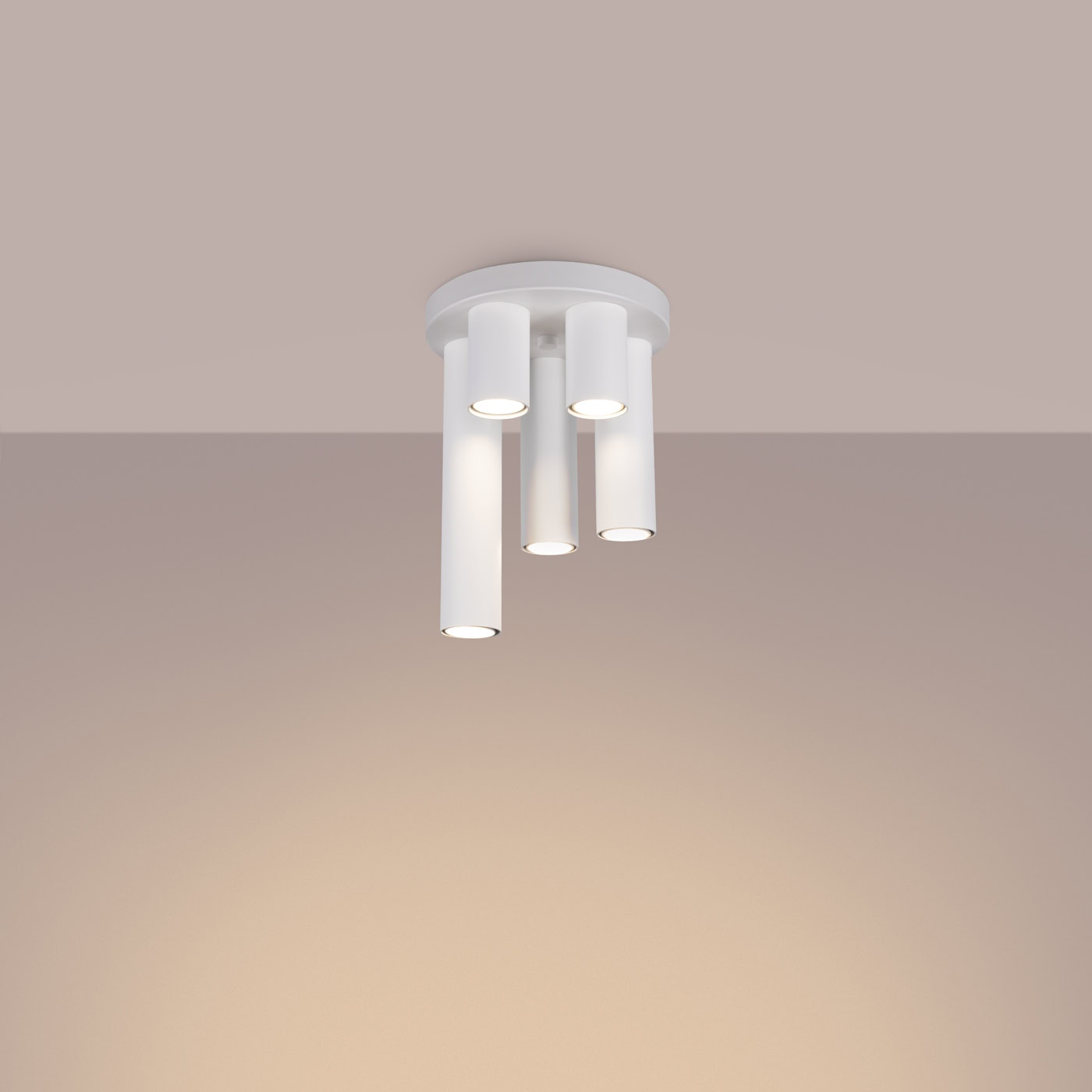 Plafon LAGOS 5P Biały SL.1465 - Sollux Lighting - obrazek 4