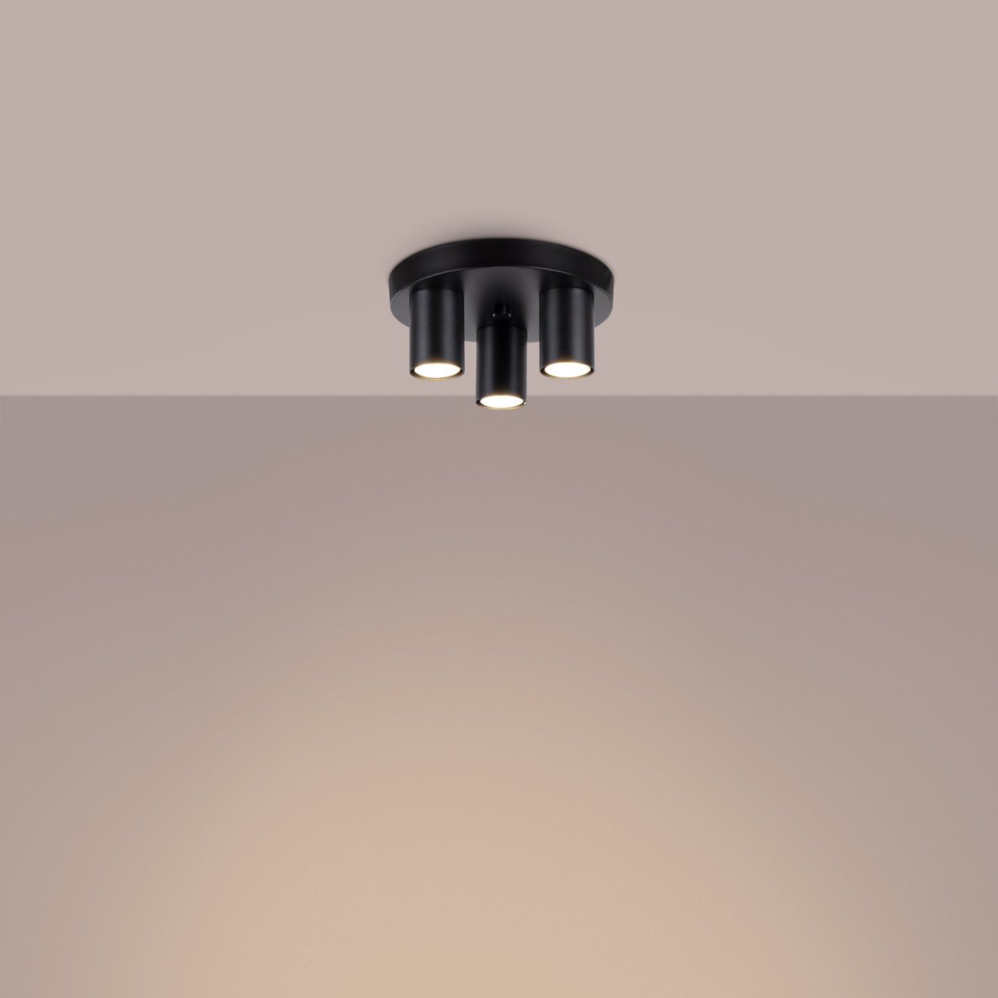 Plafon LAGOS 3P czarny SL.1466 - Sollux Lighting - obrazek 4
