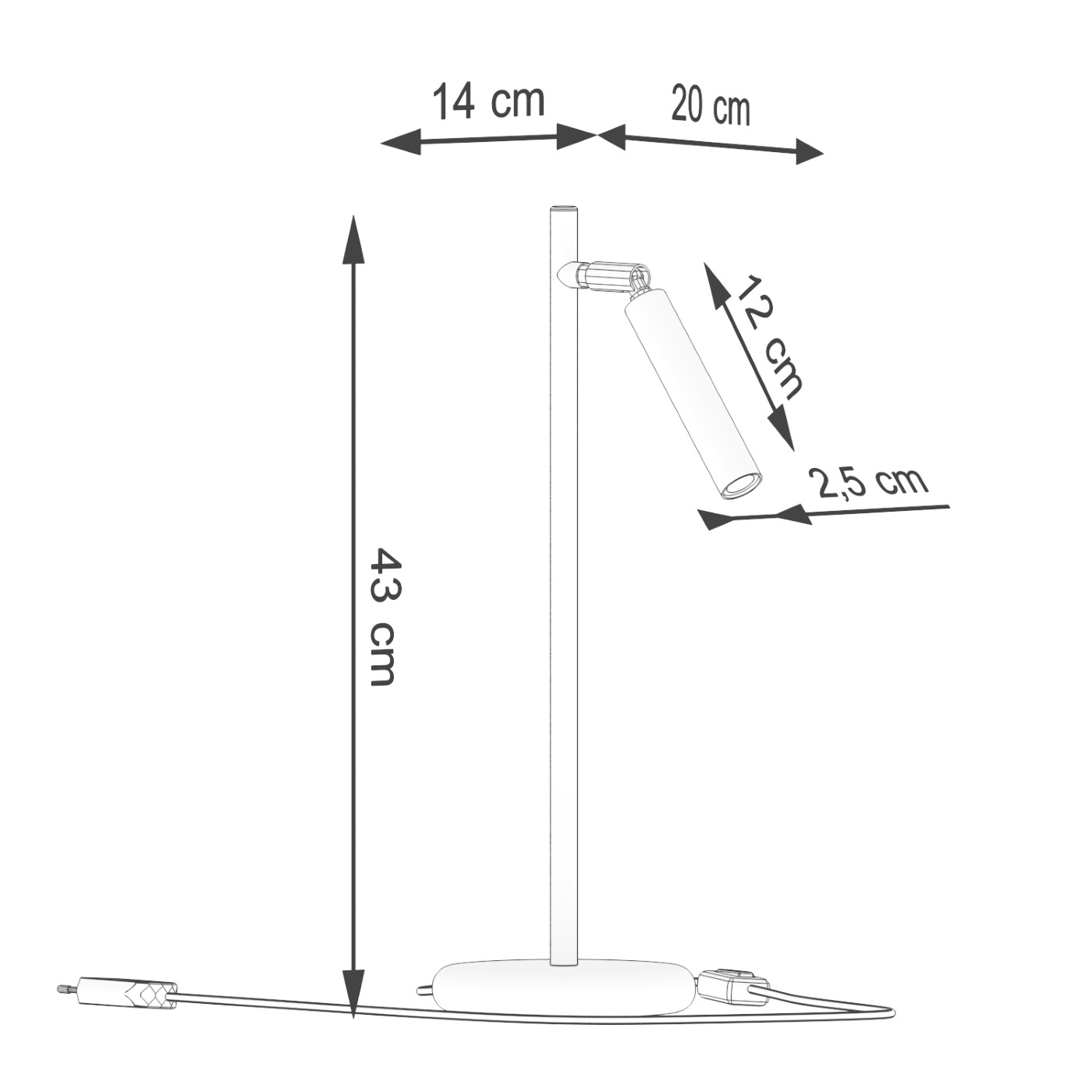 Lampa biurkowa PASTELO złota SL.1470 - Sollux Lighting - obrazek 9