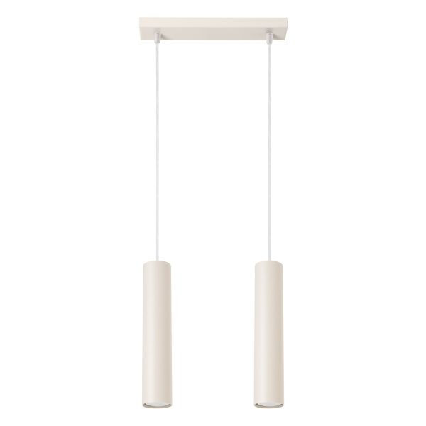 Lampa wisząca LAGOS 2 beżowa SL.1480 - Sollux Lighting