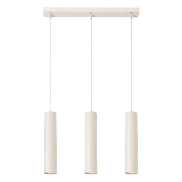 Lampa wisząca LAGOS 3L beżowa SL.1481 - Sollux Lighting