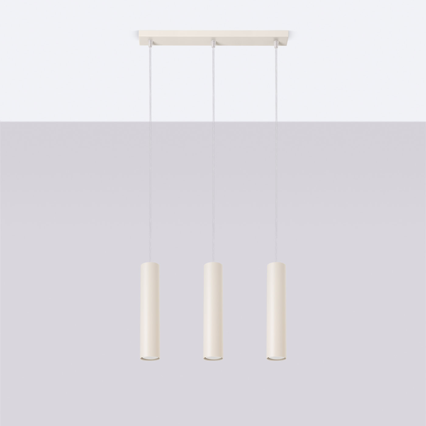 Lampa wisząca LAGOS 3L beżowa SL.1481 - Sollux Lighting - obrazek 3