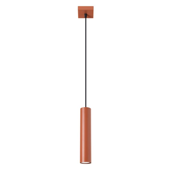 Lampa wisząca LAGOS 1 ochra czerwona SL.1489 - Sollux Lighting