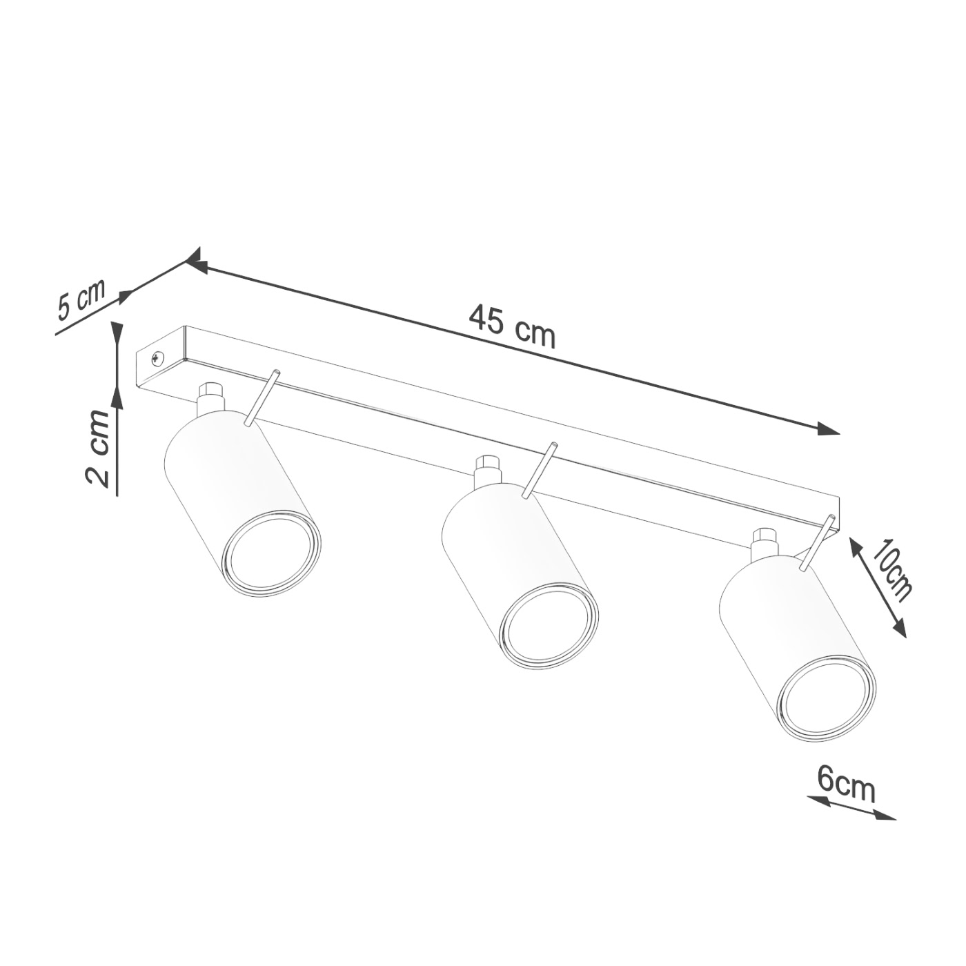 Plafon RING 3L zielony oliwkowy SL.1502 - Sollux Lighting - obrazek 10