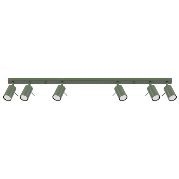 Plafon RING 6L zielony oliwkowy SL.1505 - Sollux Lighting