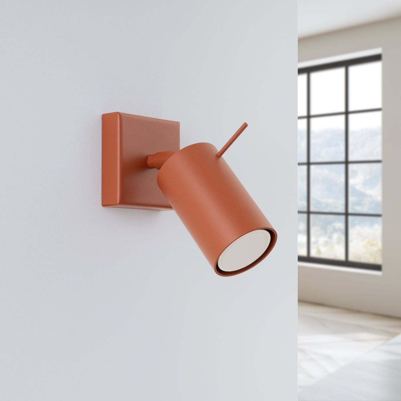 Kinkiet RING ochra czerwona SL.1506 - Sollux Lighting - obrazek 3