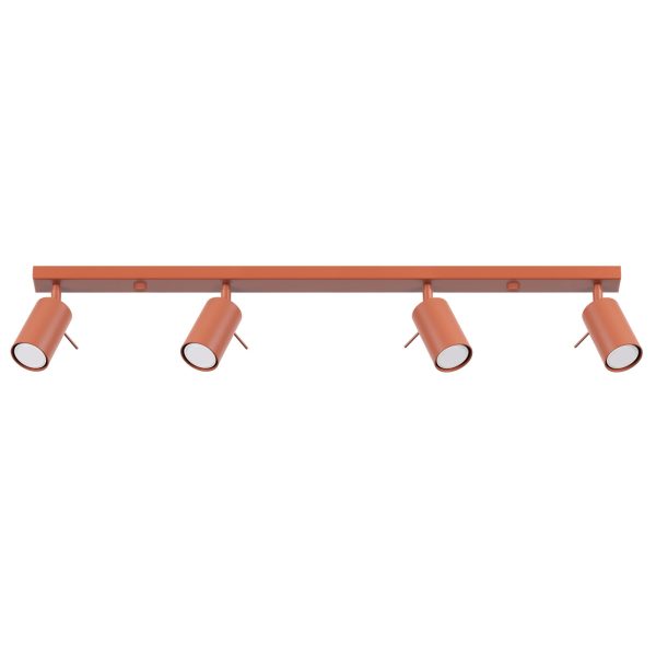 Plafon RING 4L ochra czerwona SL.1510 - Sollux Lighting