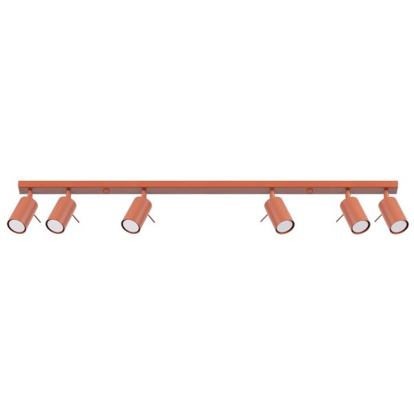 Plafon RING 6L ochra czerwona SL.1511 - Sollux Lighting