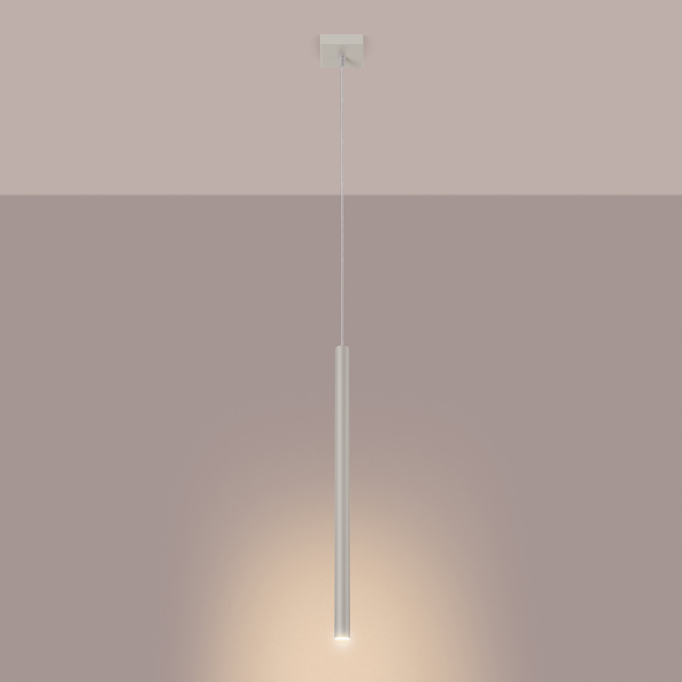 Lampa wisząca PASTELO 1 beżowa SL.1512 - Sollux Lighting - obrazek 4
