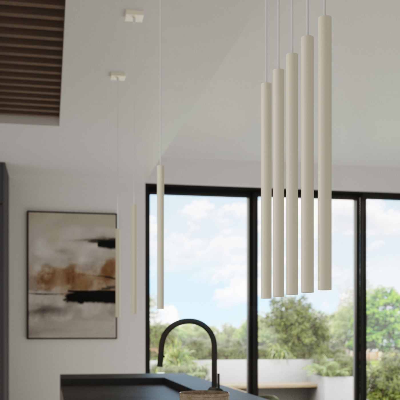 Lampa wisząca PASTELO 3P beżowa SL.1515 - Sollux Lighting - obrazek 10