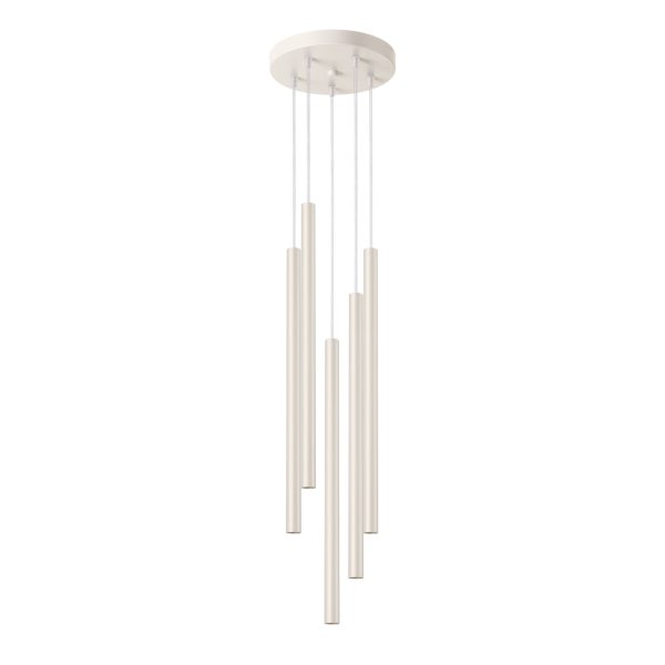 Lampa wisząca PASTELO 5P beżowa SL.1516 - Sollux Lighting