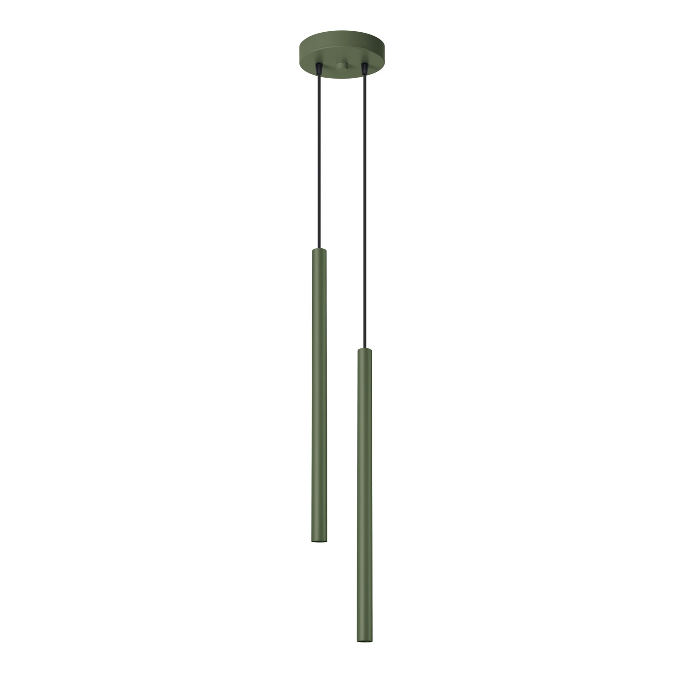 Lampa wisząca PASTELO 2 zielona oliwka SL.1519 - Sollux Lighting