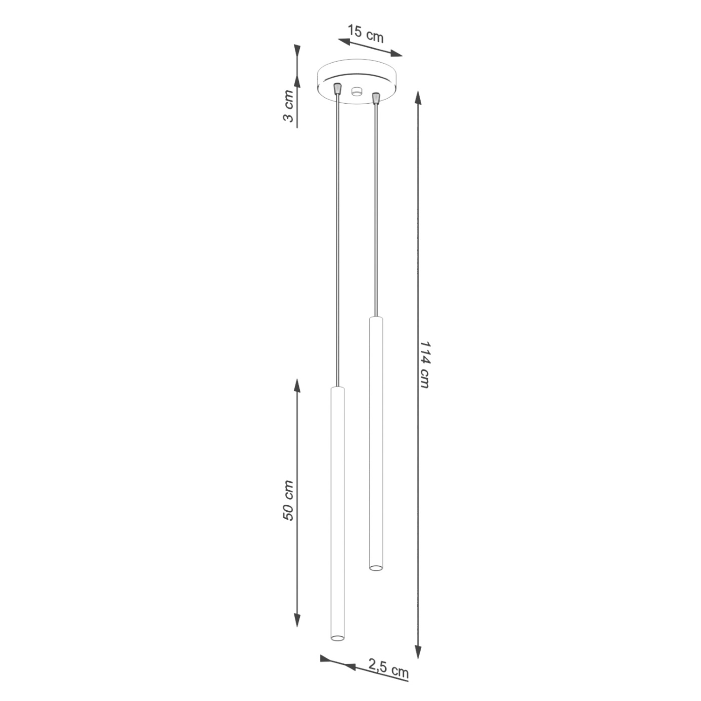 Lampa wisząca PASTELO 2 zielona oliwka SL.1519 - Sollux Lighting - obrazek 6
