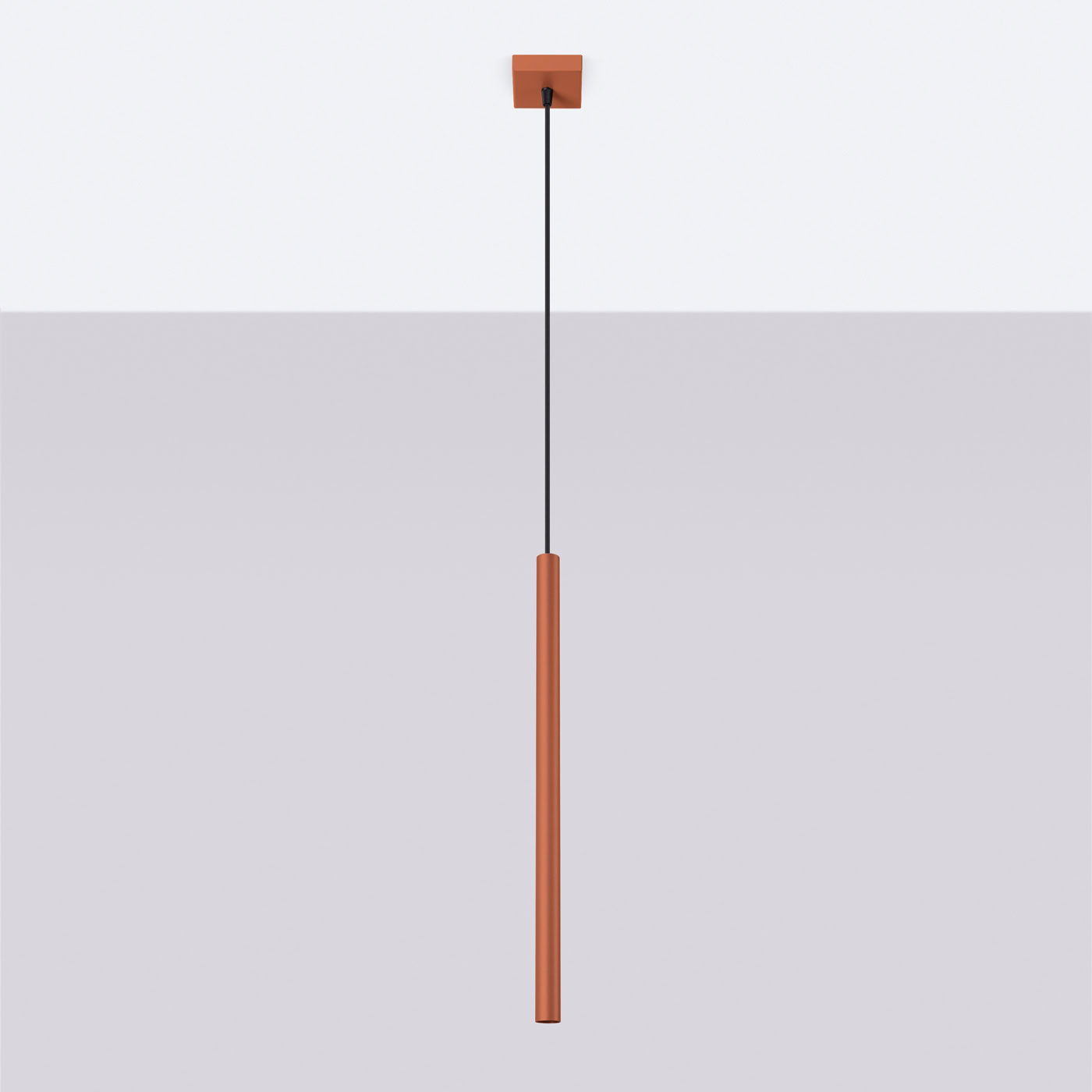 Lampa wisząca PASTELO 1 ochra czerwona SL.1524 - Sollux Lighting - obrazek 3