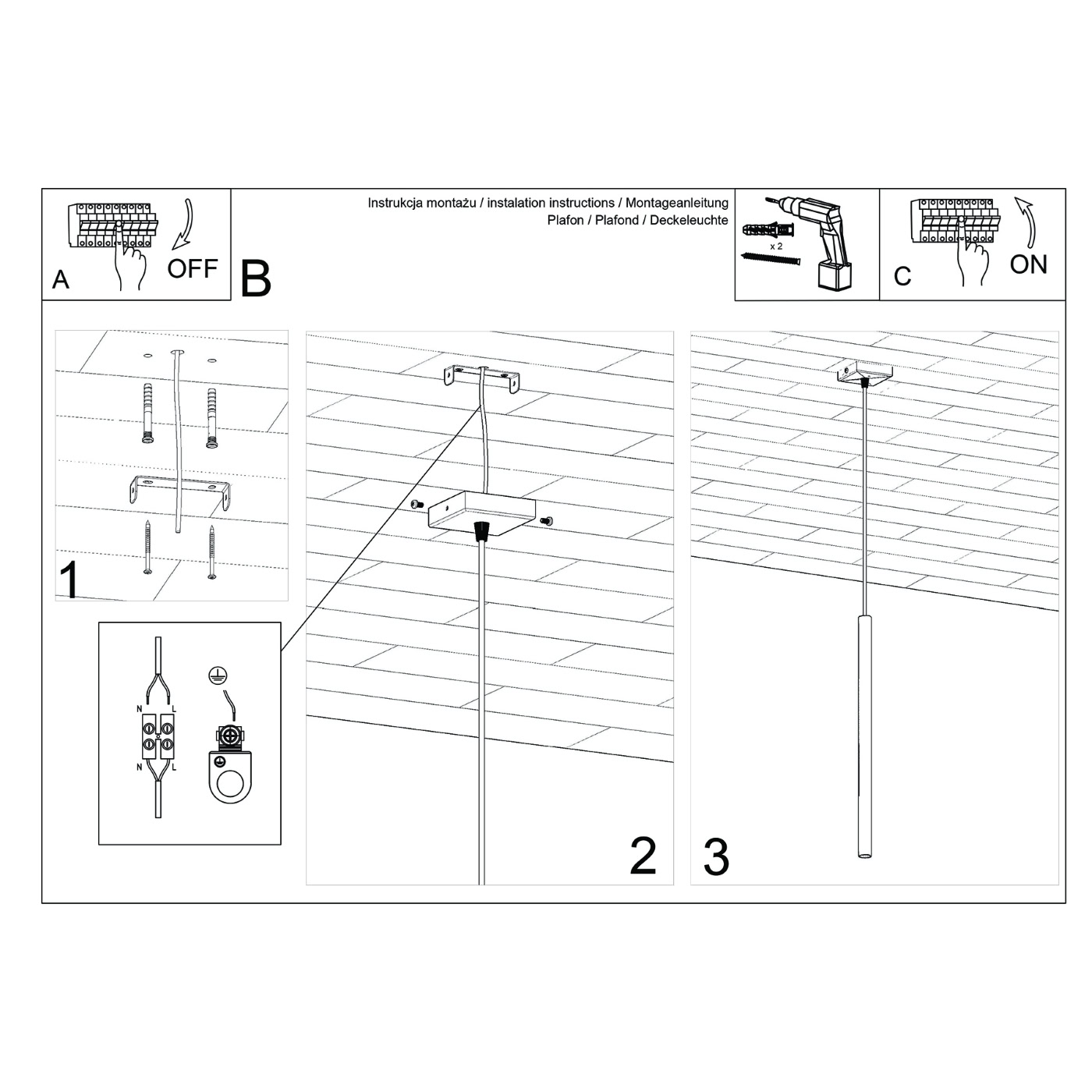 Lampa wisząca PASTELO 1 ochra czerwona SL.1524 - Sollux Lighting - obrazek 8
