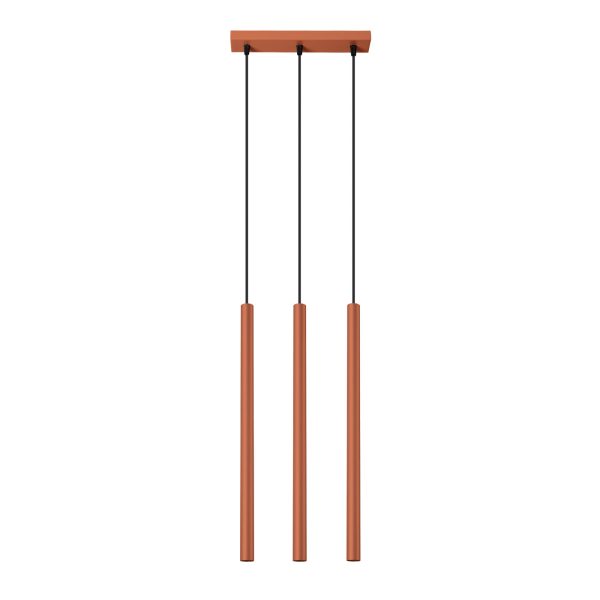 Lampa wisząca PASTELO 3 ochra czerwona SL.1526 - Sollux Lighting
