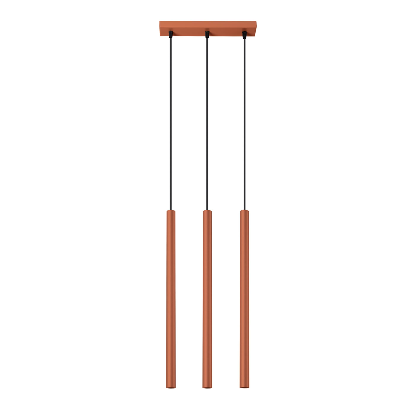 Lampa wisząca PASTELO 3 ochra czerwona SL.1526 - Sollux Lighting