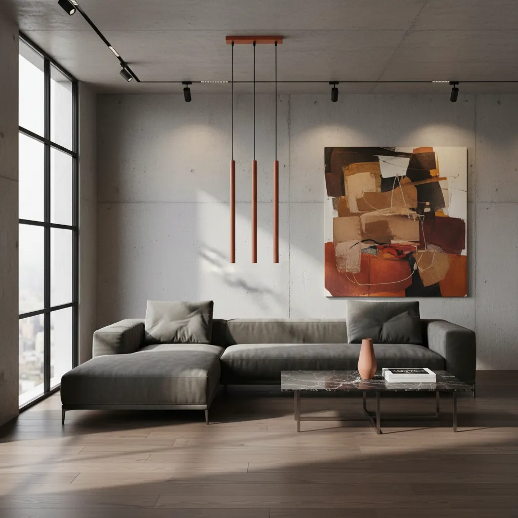 Lampa wisząca PASTELO 3 ochra czerwona SL.1526 - Sollux Lighting - obrazek 2