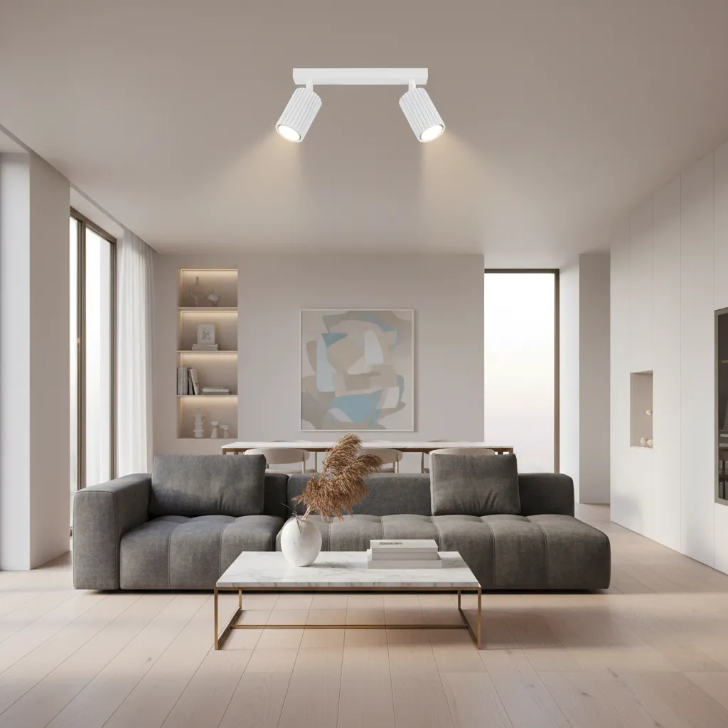 Plafon KARBON 2 Biały SL.1542 - Sollux Lighting - obrazek 2