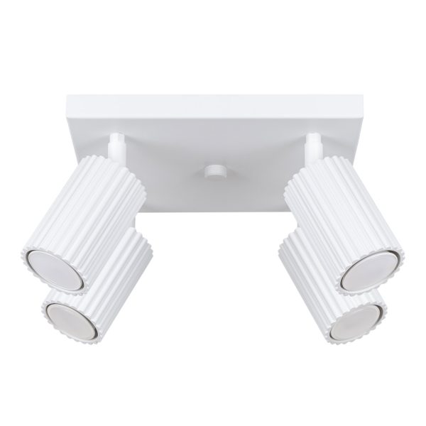 Plafon KARBON 4 Biały SL.1545 - Sollux Lighting