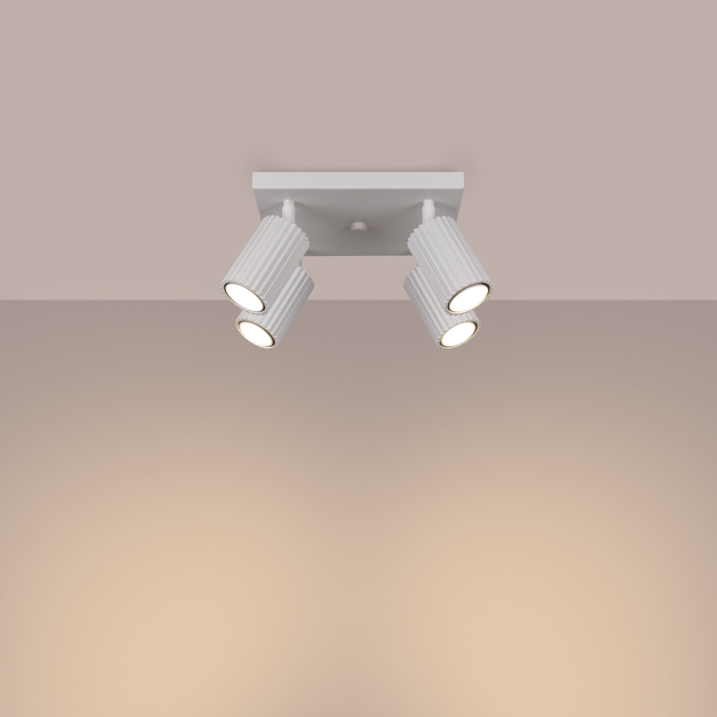 Plafon KARBON 4 Biały SL.1545 - Sollux Lighting - obrazek 4