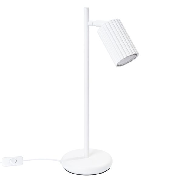 Lampa biurkowa KARBON biała SL.1548 - Sollux Lighting